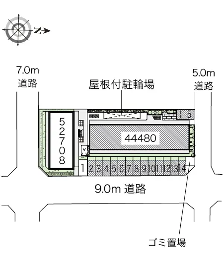 守口市東郷通 月極駐車場